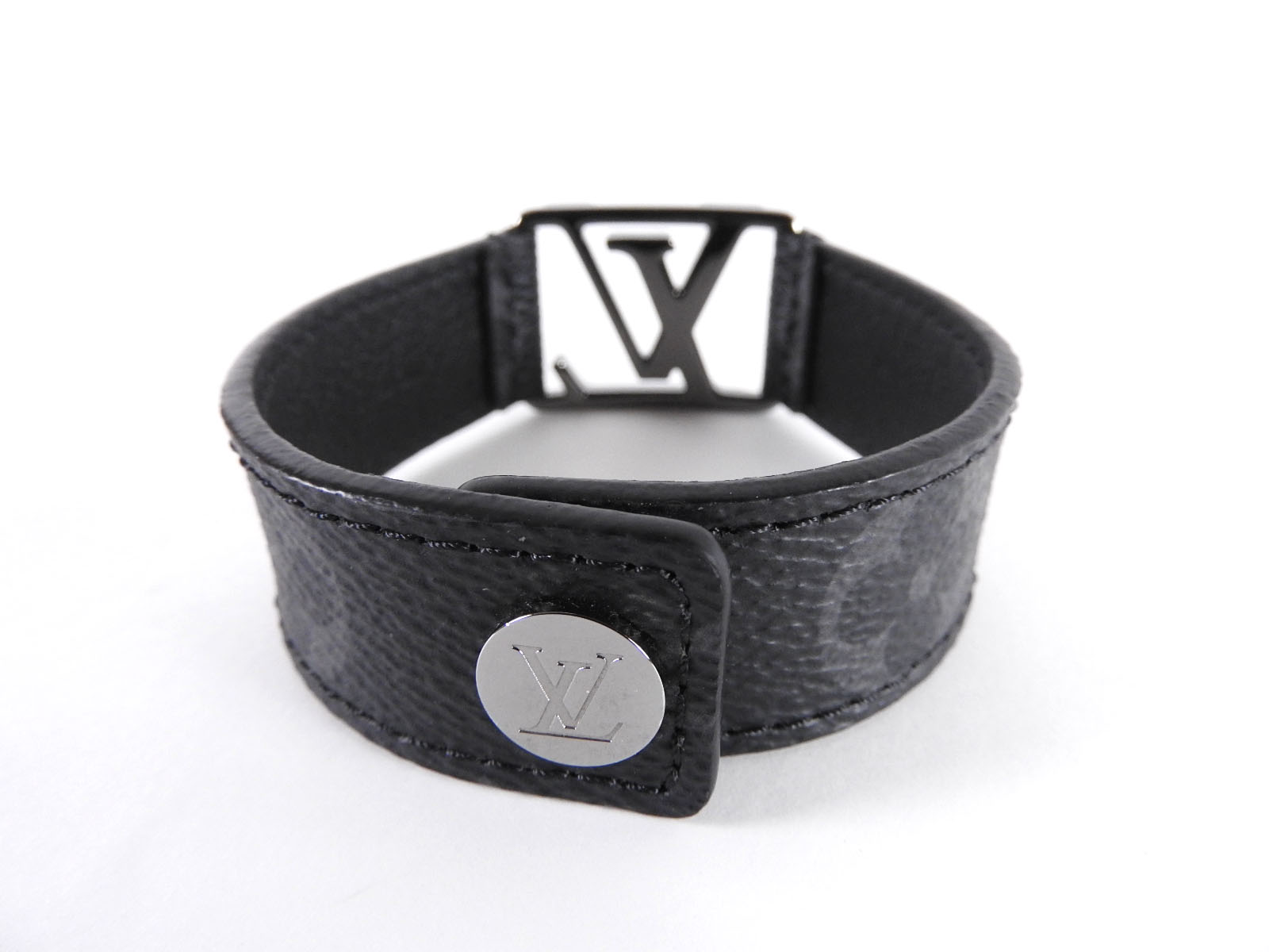 Louis Vuitton Hockenheim Bracelet Eclipse Monogram | semashow.com