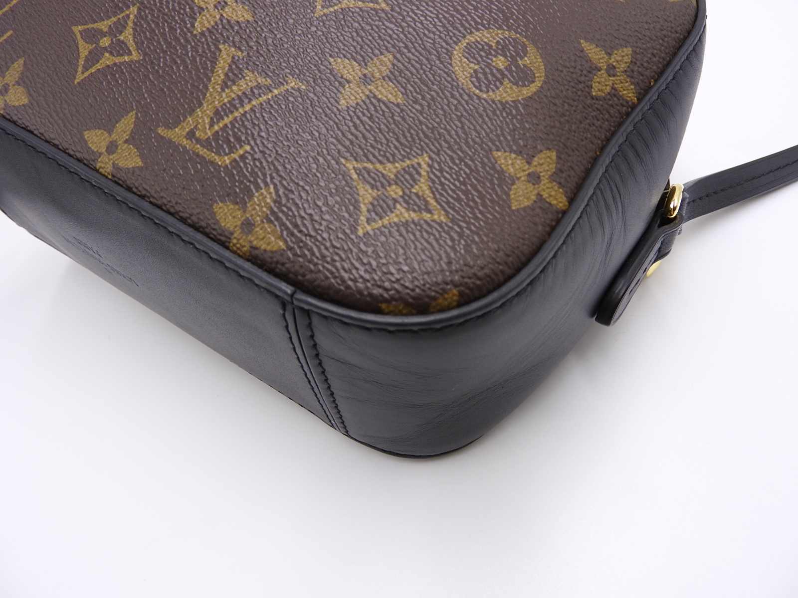 LOUIS VUITTON Monogram Noir Saintonge Crossbody Shoulder Bag Canvas M43555 V1160 | eBay