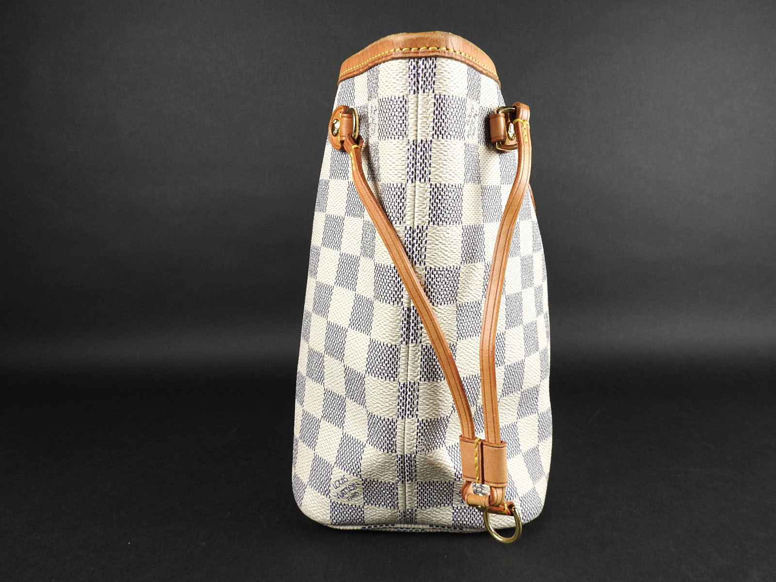Louis Vuitton Damier Azur Neverfull PM Tote Bag Shoulder N51110