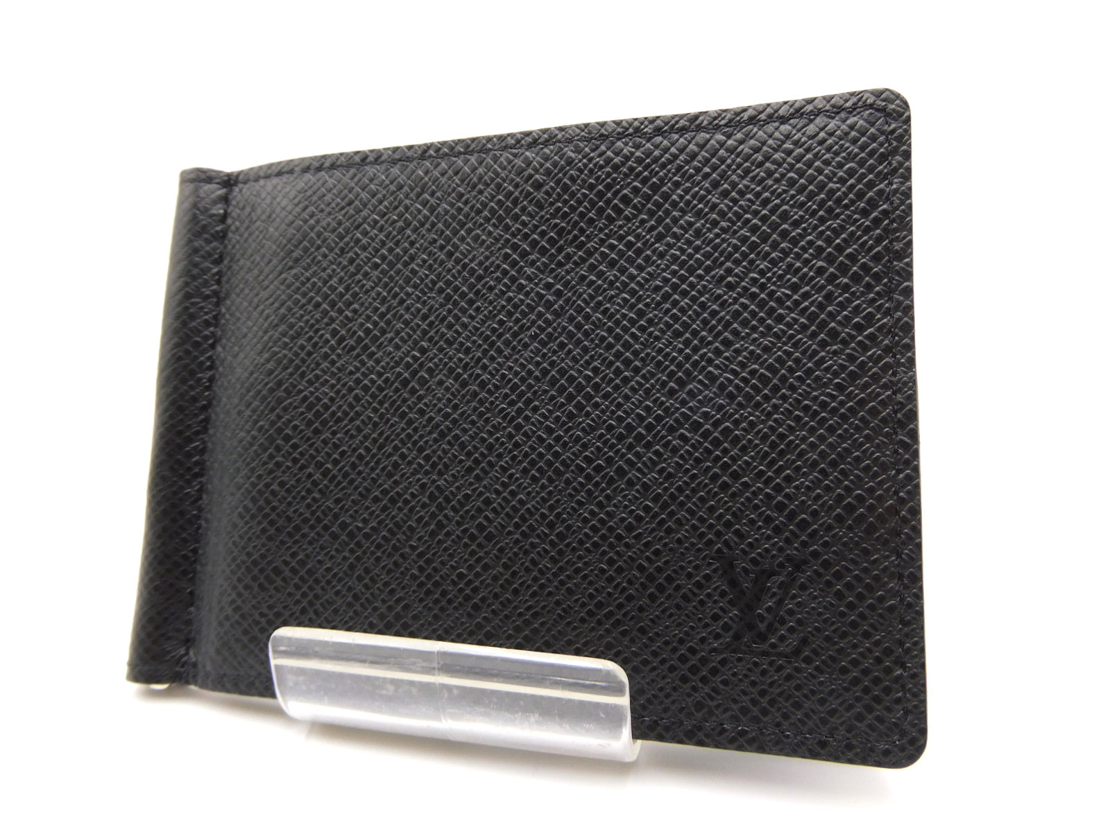 LOUIS VUITTON Portefeuille Pince Money Clip Wallet Taiga Ardoise M62978 V-1637 | eBay
