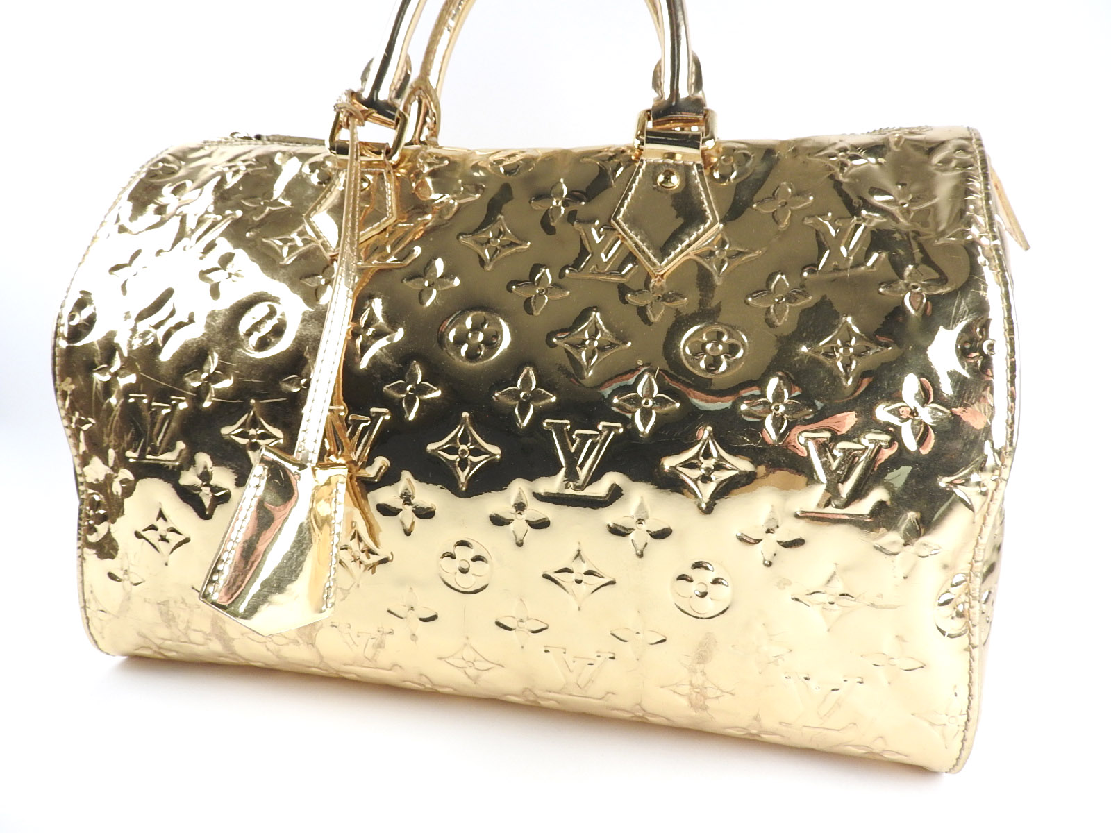 Louis Vuitton Monogram Miroir Speedy 30 - Silver Handle Bags