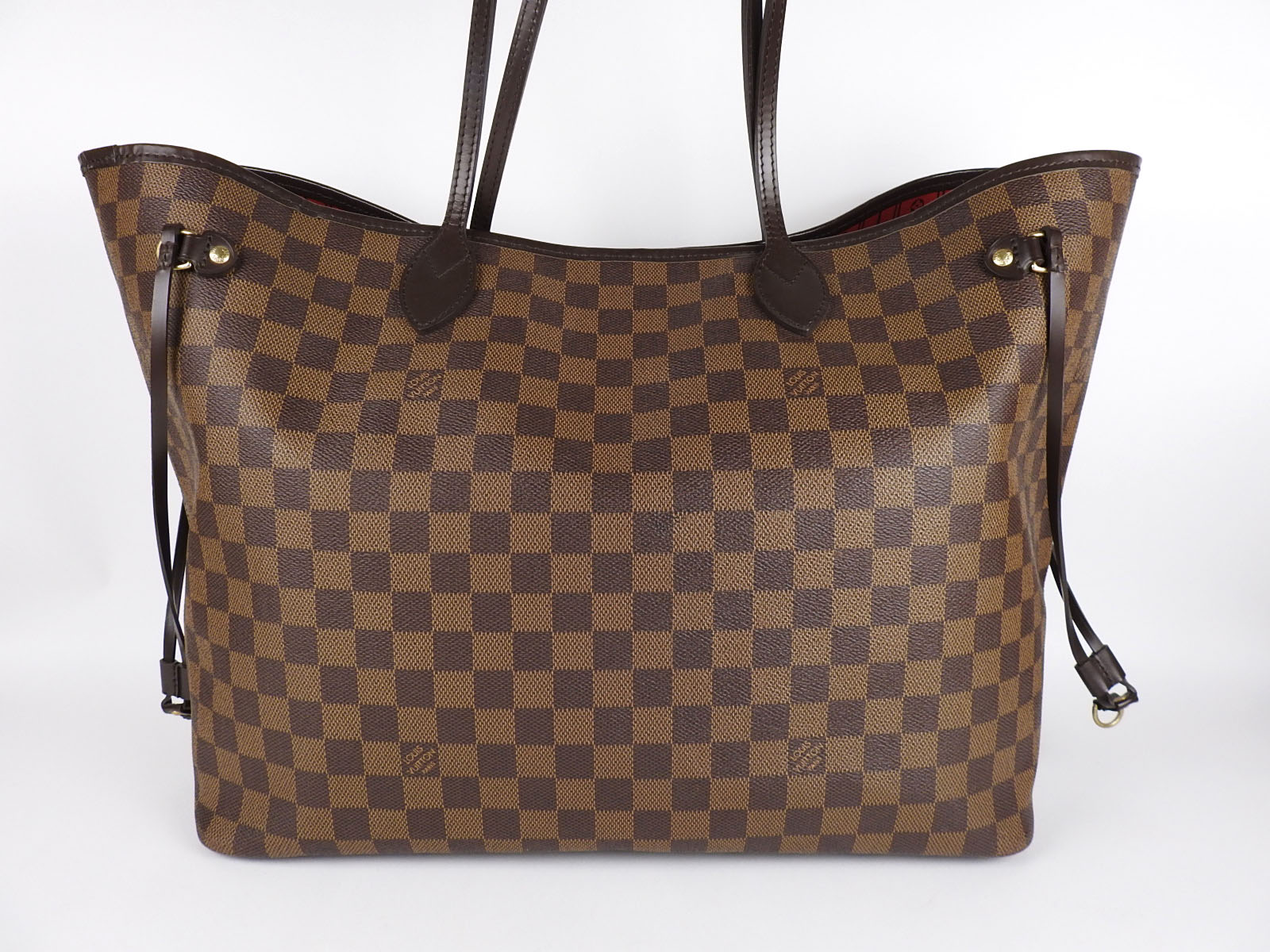 Replica Louis Vuitton Neverfull MM Bag In Damier Ebene Canvas N41358