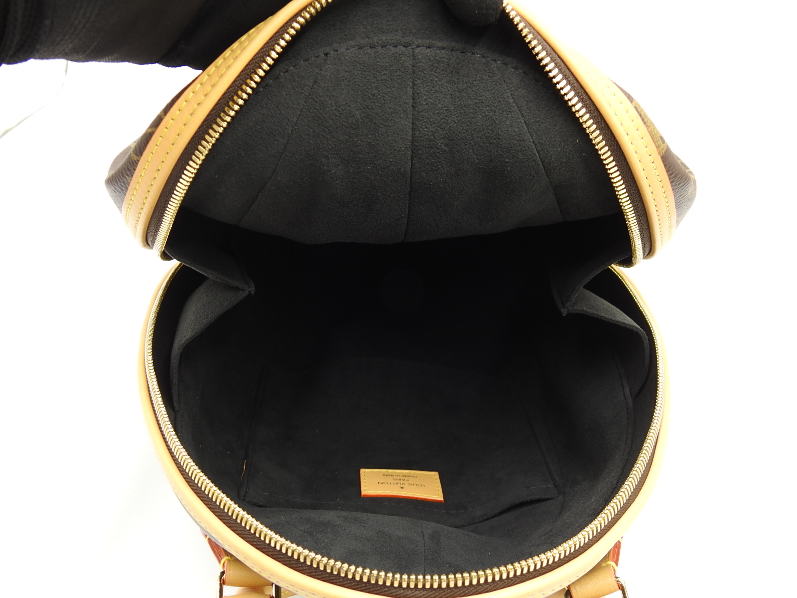 LOUIS VUITTON LV Souple Egg Bag 2way Hand Shoulder Bag Monogram Noir M45269 3025 | eBay