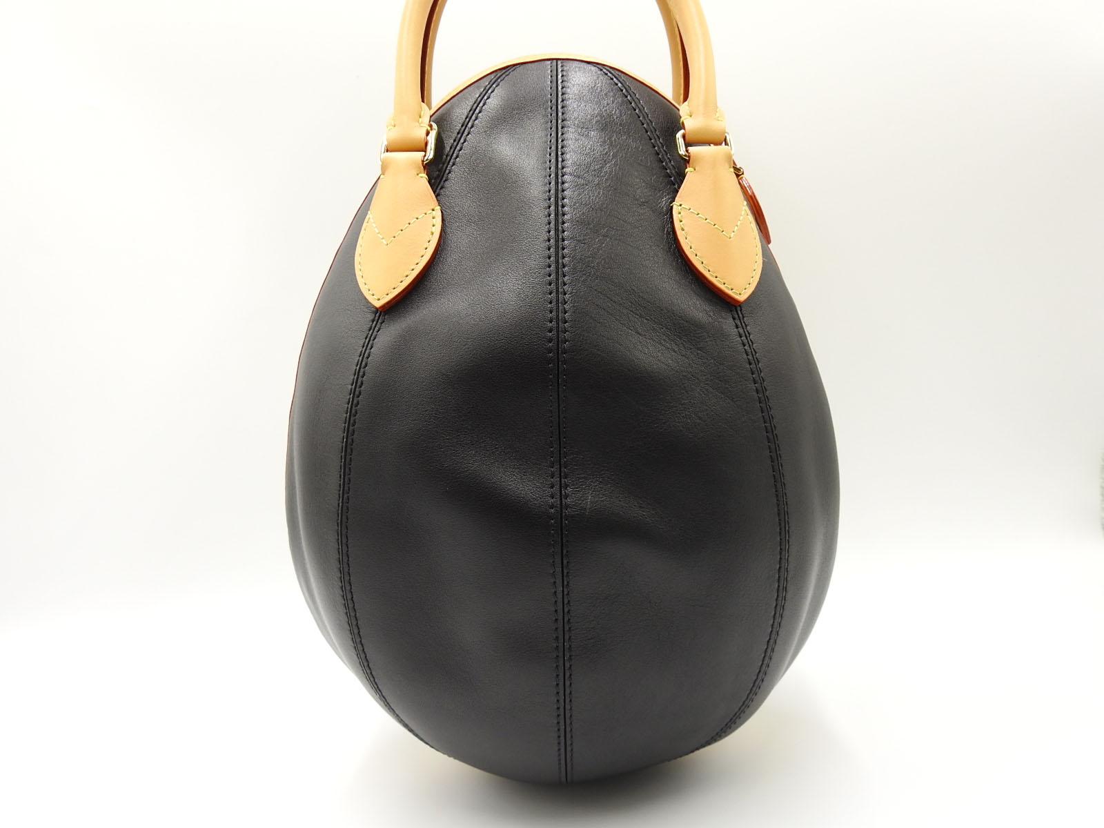LOUIS VUITTON LV Souple Egg Bag 2way Hand Shoulder Bag Monogram Noir M45269 3025 | eBay