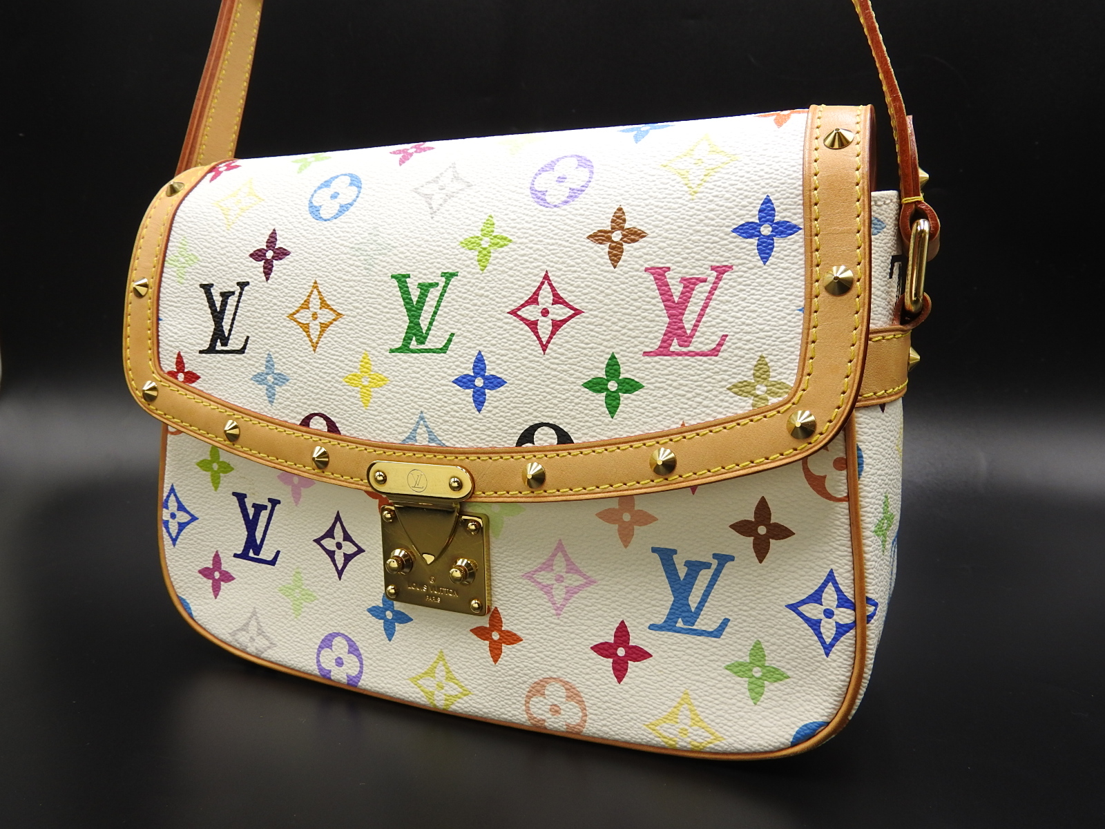 LOUIS VUITTON Sologne Crossbody Shoulder Bag Monogram Multicolor M92661 V-3331 | eBay