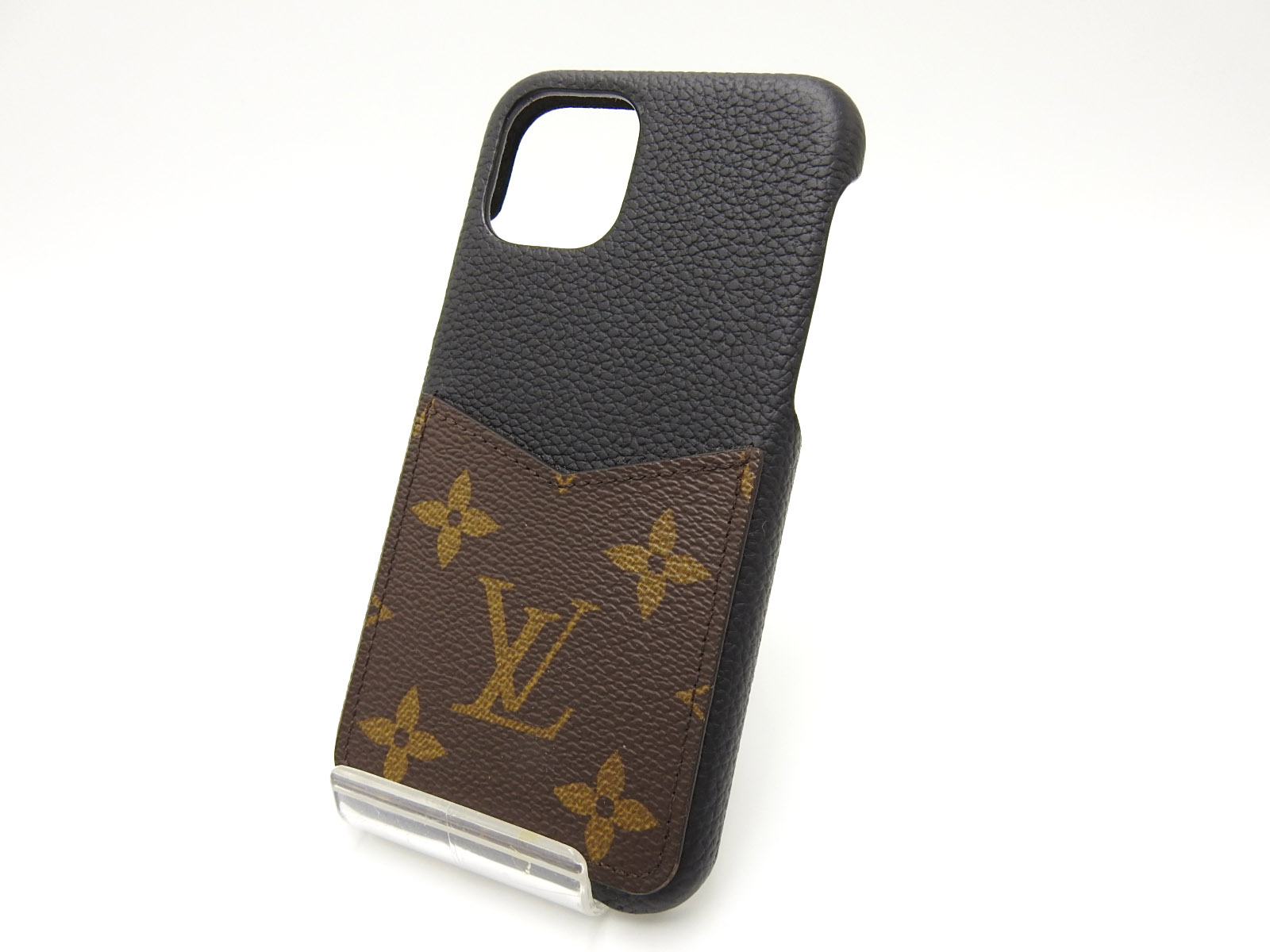 LOUIS VUITTON Monogram Bumper iPhone 11 Pro Case Black M69094 LV