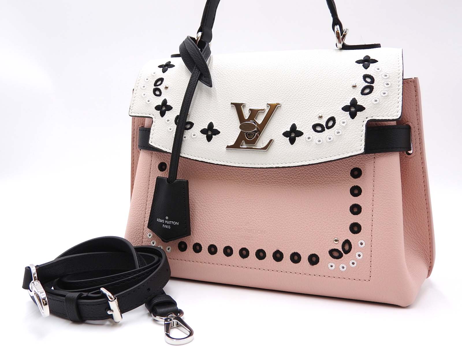 Replica Top Sale Louis Vuitton Lockme Ever Handbag BB Soft