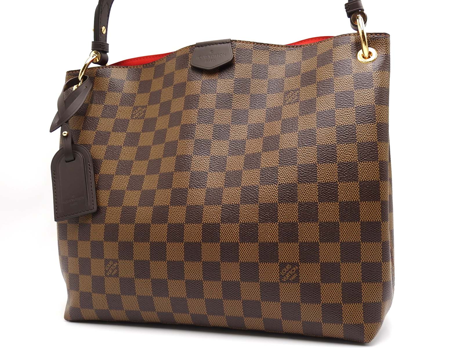 Louis Vuitton Graceful PM Brown Leather