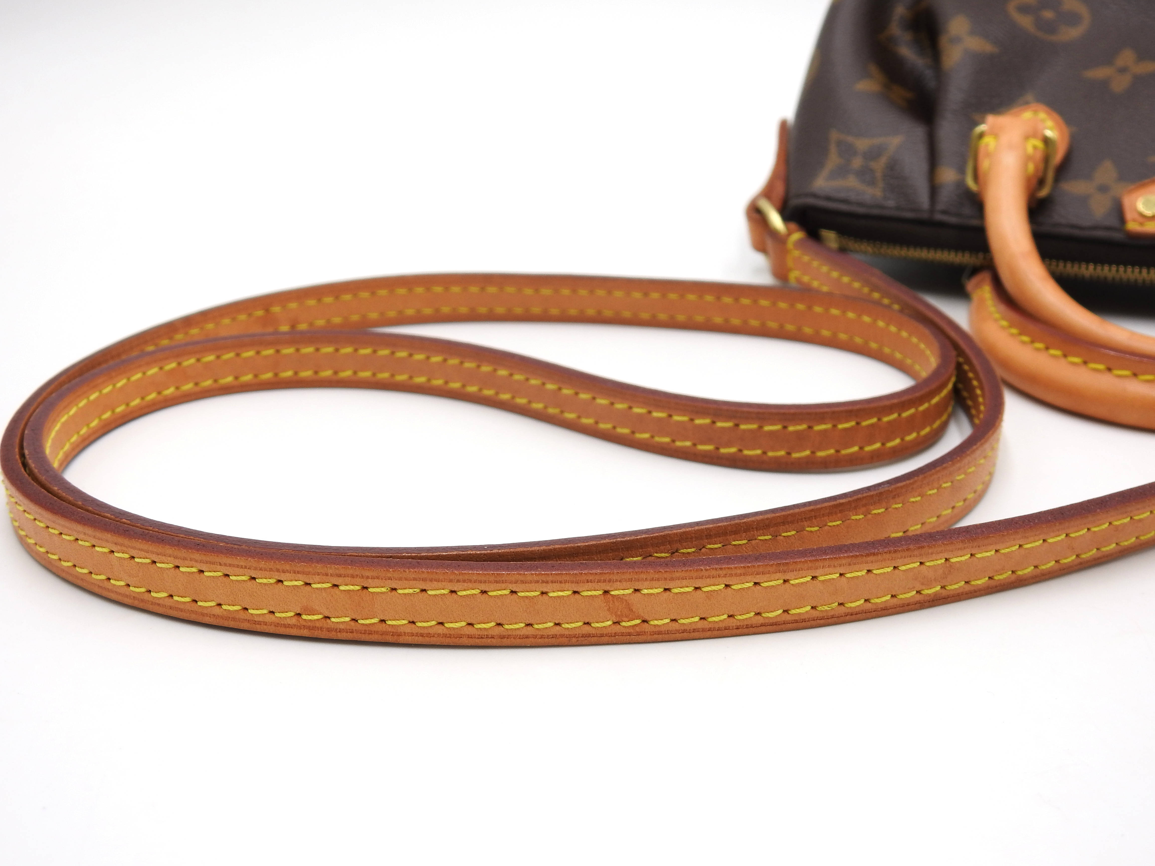 LOUIS VUITTON Monogram Nano Turenne 2way Shoulder Hand Bag Canvas