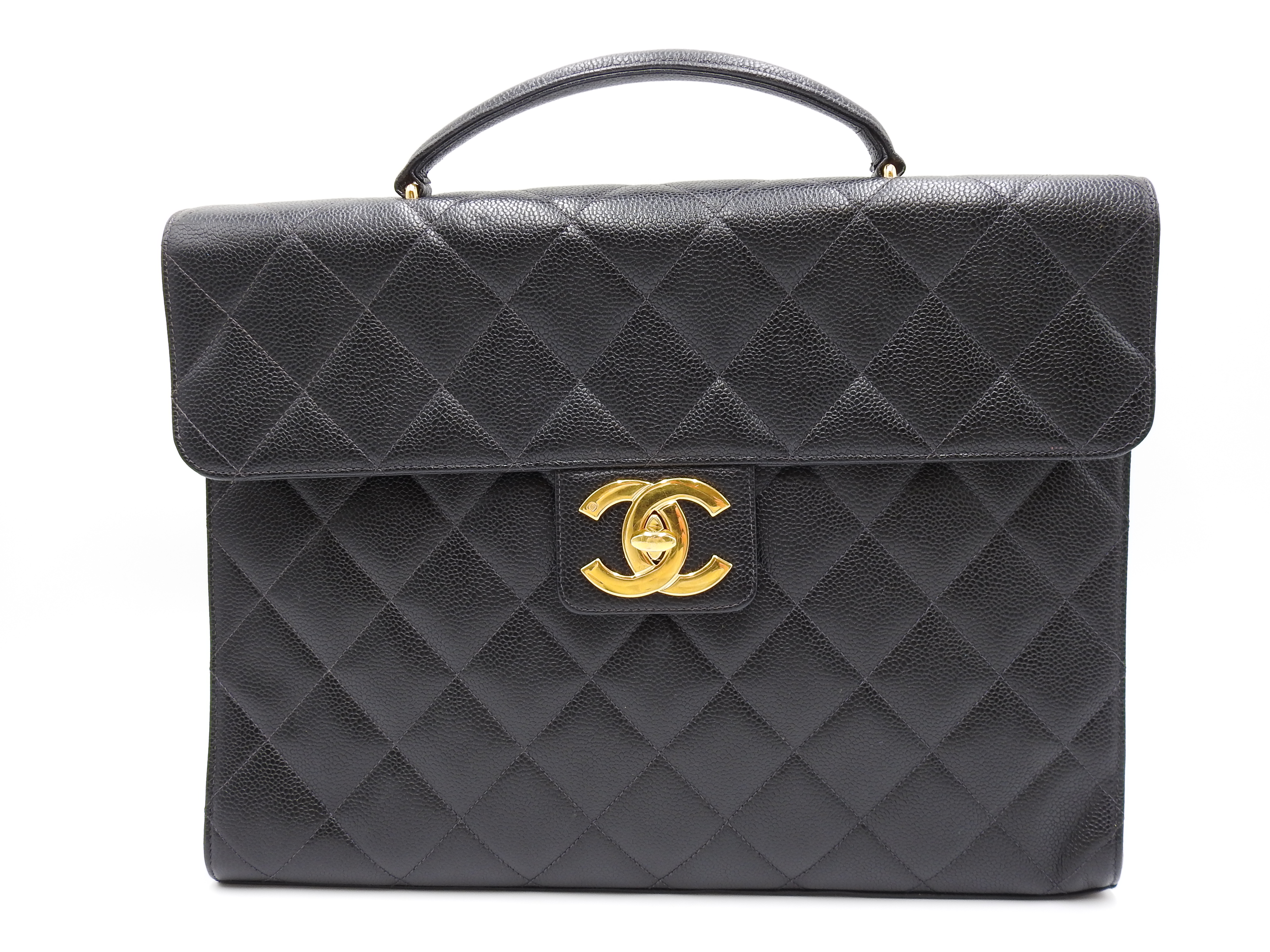 CHANEL ダークブラウン CCロゴケース CHANEL ダークブラウン CCロゴ