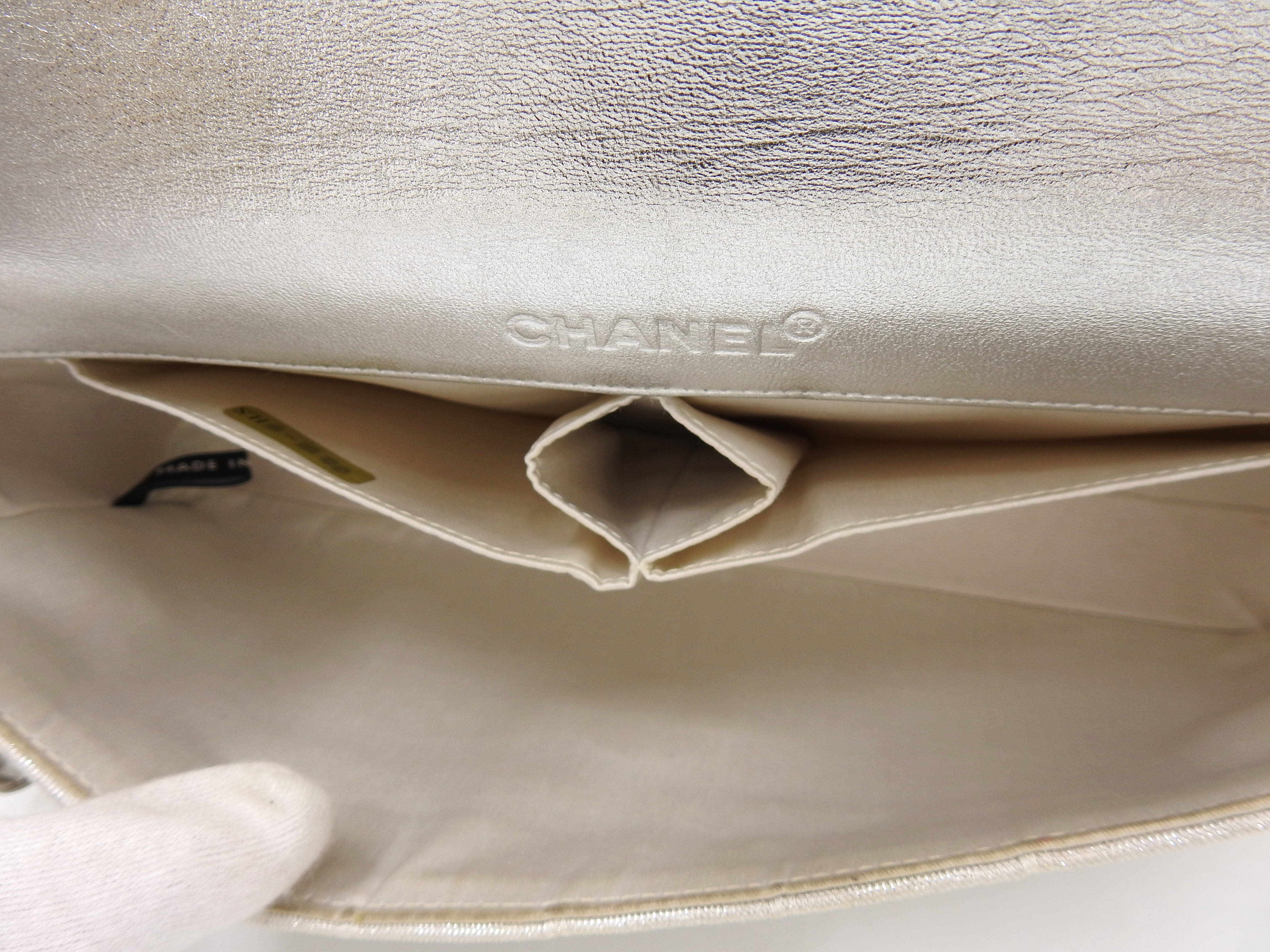 Auth CHANEL New Travel Line Chocolate Bar Chain Shoulder Bag